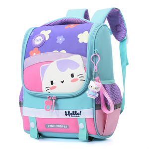 Sac à dos personnalisé pour enfants, motif requin bleu, imprimé intégral, dessin animé, fabriqué en Chine pour la maternelle et l'école - Product Image 1
