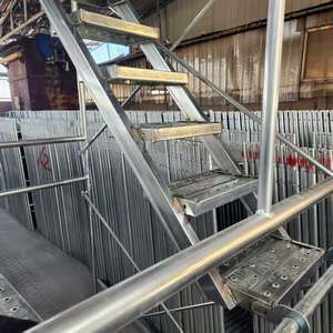 <span class=keywords><strong>Tour</strong></span> d'échafaudage traditionnelle en acier galvanisé haute résistance avec main courante, norme BS-1139, garantie 3 ans - Product Image 4