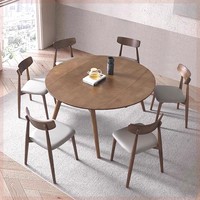Usine en Chine Table à manger moderne en bois massif Table à manger extensible Tables à manger en bois de restaurant