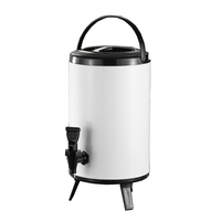 Usine Bulle Thé Équipement 10l En Acier Inoxydable Thé Au Lait Isolation Seau Conservation De La Chaleur Bière Baril Boisson
