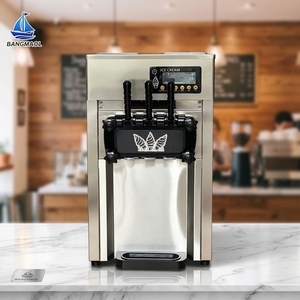 <b>Commercial</b> Desktop Three Nozzle <b>Ice</b> <b>Machine</b>, Stainless Steel Three Flavor Soft Serve <b>Ice</b> <b>Machine</b> - Product Image 3