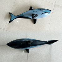 Jouets aquatiques gonflables en PVC en gros, requins et dauphins, ballons animaux marins pour enfants, fête de piscine d'été