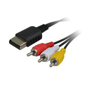 Cable de Audio y Video de 1.8m para <span class=keywords><strong>SEGA</strong></span> DreamCast DC, Adaptador de Audio y Video AV para TV, Cable Convertidor 3RCA para Altavoz, <span class=keywords><strong>CD</strong></span>, DVD - Product Image 2