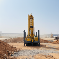 Rig de forage économique de 500 m avec pompe à boue et compresseur d'air pour toutes les géologies