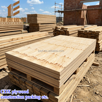 Capas de madera 1/2 de 3/4 de 5/8 CDX duro pinewood vietnam de madera contrachapada construcción 18mm