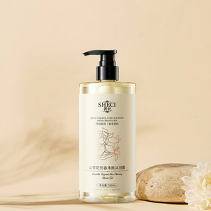 Gel Douche Parfumé à la Camélia Sheci 500ml Hydratant pour Femmes Adultes Tous Types de Peau - Product Image 1