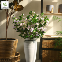 Bunga Murraya Paniculata Lilac Thyme Sutra Buatan Grosir untuk Dekorasi Rumah dan Pernikahan Warna Ungu Putih