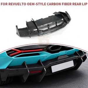 ดิฟฟิวเซอร์หลังคาร์บอนไฟเบอร์แท้สำหรับ Lamborghini Revuelto สไตล์ OEM สำหรับกันชนหน้า ขายส่งจากโรงงานโดยตรง - Product Image 6