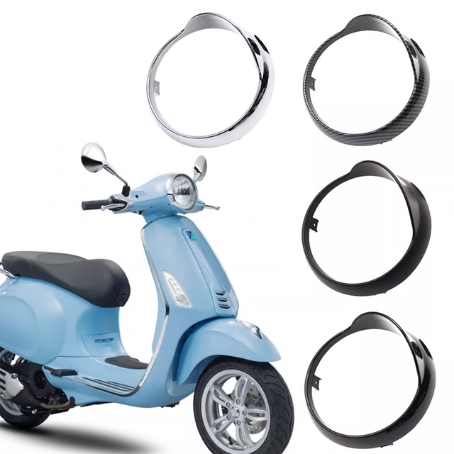Headlight Grill Cover Protector Front Light Headlamp Frame for Vespa Primavera 150 Motorcycle Spare Parts Accessories