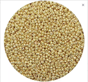 <span class=keywords><strong>Perles</strong></span> de verre rondes à grand trou (1mm, 2mm, 3mm, 4mm) pour micro-tissage, empilables, pour bijoux minimalistes quotidiens et DIY - Product Image 1
