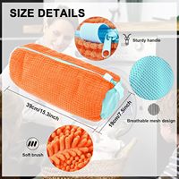 2 sacs de lavage pour chaussures LIFUN en microfibre chenille, portables et réutilisables pour lave-linge et sèche-linge