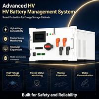 Boîtier de commande maître haute tension 200A pour système de gestion de batterie 80-1000V avec surveillance double extrémité via APP et WEB et écran LCD 4,3 pouces