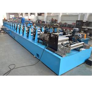 Verzinkter Stahl 2mm-3,5mm Dicke Breite Wechselbare C U-Form Metallrahmen Pfetten walzen form maschine Produktions anlage - Product Image 3