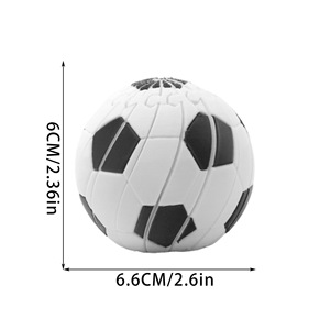 Adorno de Juguete de Fútbol Transformable Impreso en 3D Personalizable, Juguete de Bola de Slime Impreso en 3D, Artículo Antiestrés para Amantes del Deporte de Escritorio - Product Image 3