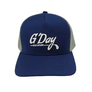 Cheap Factory Sports Caps Mesh Baseball cap Custom Logo 3D Embroidery trucker hat