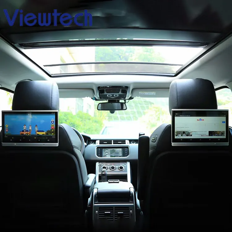 10.1 inch car lcd monitor IPS Touch Screen DC12V Android 9.0 wifi car rear seat entertainment headrest car tv monitor