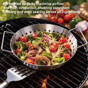 Ustensiles de barbecue pour la cuisine en plein air, plaque de cuisson réutilisable antiadhésive, plaque de cuisson ronde en fer - Product Image 6