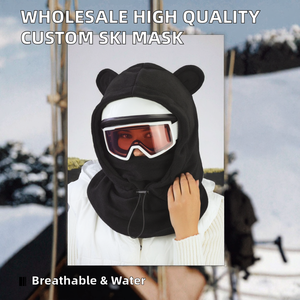 Wholesale High Quality Ski Mask Custom Logo Pro Sublimated Balaclava Breathable <b>Waterproof</b> Cagoule Full Face Cover Unisex - Product Image 2