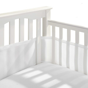 3D Mesh Baby Crib <strong>Bumper</strong> Baby Bedding All-Cotton Skin Friendly <strong>Breathable</strong> <strong>Cot</strong> <strong>Bumper</strong> Multi-Piece Set - Product Image 6
