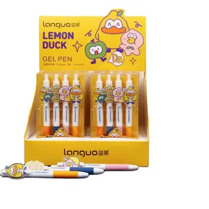 Lemon Duck Promotional Gel Pen Languo 0.5mm Gel Ink Pen Sets