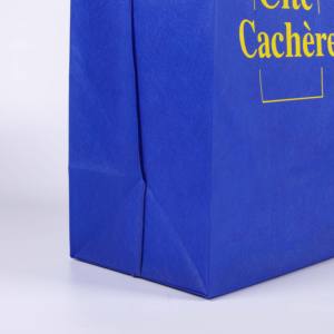 Bolsas de compras no tejidas de tela reutilizable impresas coloridas baratas con logotipos personalizados bolsas de compras no tejidas - Product Image 3