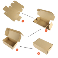 Oem prix de gros longue enveloppe en carton ondulé kraft petites et grandes boîtes d'emballage et d'insertion de logo personnalisé avec logo