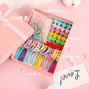 New Cross-border Handmade Scrunchie Hair Accessory Set Korean Style Fresh Simple High Elasticity Hair <strong>Ties</strong> for Women Wholesale - Product Image 4