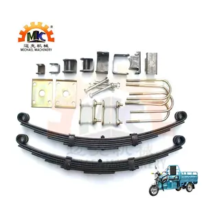 New Energy Electric Tricycle Rear Wheel Steel Leaf Spring Assembly with Mounted Spare Parts