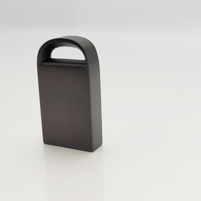 Promotional Gift Custom Logo Mini Metal USB 2.0 Flash Drive with Semicircular Keyhole-New