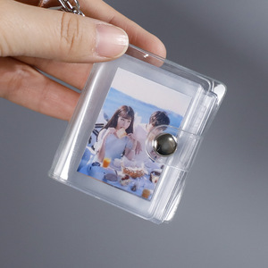 Mini Álbum de <span class=keywords><strong>Fotos</strong></span> Transparente, Llavero con Foto, Álbumes para Tarjetas Fotográficas de 1 y 2 Pulgadas, Libro de Colección para Niños - Product Image 2