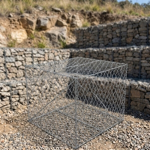 Gabion <span class=keywords><strong>soudé</strong></span> standard 2x1x1m en <span class=keywords><strong>treillis</strong></span> <span class=keywords><strong>soudé</strong></span> galvanisé pour travaux de génie civil - Product Image 5