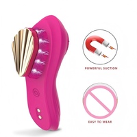 Vibrateur de culotte connecté à l'application, 9 modes de vibration, pour point G et clitoris, en silicone rechargeable, pour femme