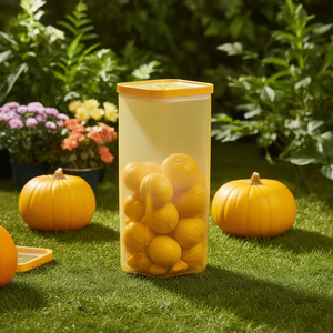 Barattolo de Plástico (2,5L) COLOR STYLE Amarillo Calabaza V60129400904 - Product Image 3