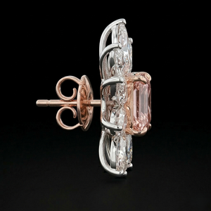 Pendientes de Diamantes, Joyería Fina, Corte Brillante Solitario, Piedras de Alta Claridad, Estilo Elegante y Minimalista, Regalo de Boda o Compromiso - Product Image 2