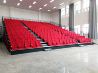 Chaises télescopiques électriques pour tribunes de stade, sièges confortables avec accoudoirs, pour salles de concert, gymnases, arènes sportives, faciles à utiliser