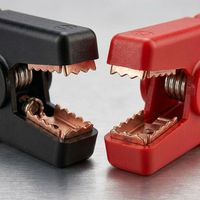 Cables de Arranque de Cobre Estañado 8AWG para Batería Milwaukee M18, Adaptador de Arranque de Emergencia para Automóvil con Pinzas de Cocodrilo