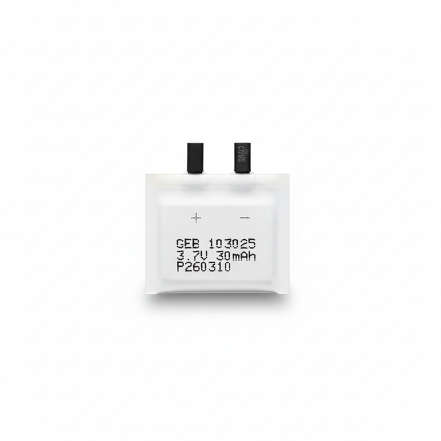 1mm Ultra Thin 103025 3.7v 30mAh Lipo Battery Ultra Thin Li-polymer Battery 012323 013025 Lithium Polymer Rechargeable Battery