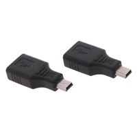 Mini USB mâle femelle convertisseur adaptateur OTG adaptateur pour voiture AUX MP3 MP4 tablettes téléphones U-Disk transfert données synchronisation sortie Type DC
