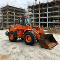 Hervorragende Leistung Doosan DL505 Radlader mit Langer Lebensdauer und Einfachem Wartungsdesign für Brückenbau-Projekte