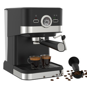 American Standard <span class=keywords><strong>Retro</strong></span> Home Coffee Brewer Semi-Automatic Integrated High-Pressure Milk Extraction French Langua Car Household - Product Image 5