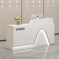 K Cashier Petite table de bar Minimaliste Vêtements modernes Supermarché Salon de beauté et de coiffure Entreprise Réception