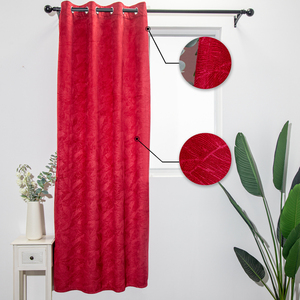 <span class=keywords><strong>Tende</strong></span> di Lusso in Velluto Rosso Dairui, Pannelli Oscuranti Moderni Super Morbidi e Isolanti con Occhielli, Personalizzabili per <span class=keywords><strong>Soggiorno</strong></span> - Product Image 6