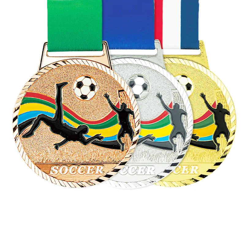 Produsen medali grosir medali olahraga logam 3D kustom medali badminton basket sepak bola tenis