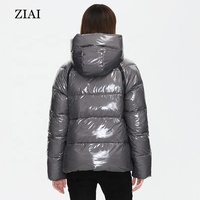 Veste d'hiver en gros à manches détachables, manteau tendance chaud et ample, doudoune courte épaisse grande taille pour l'hiver