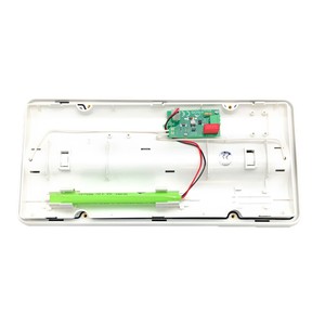 SE lampada di emergenza a parete da casa e da esterno 1H autonomia con 400 Lumen IP65 realizzata in plastica 230V sorgente luminosa SMD - Product Image 3