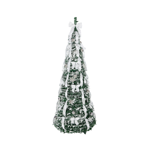 Factory Wholesale 5ft Pop-up Christmas <strong>Tree</strong> Foldable PVC Artificial <strong>Tree</strong> with Standing <strong>Base</strong> for Home Decorations - Product Image 3