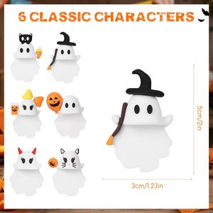 Ghostees Bí Ẩn Điện Thoại Budd Halloween Trang Trí Phụ Kiện Ma Mù Hộp Trang Trí Di Động Mặt Dây Chuyền - Product Image 2