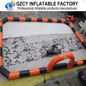 Piste de course gonflable personnalisée en PVC Oxford pour karting et quad - Installation facile - Jeux de plein air stimulants - Product Image 3