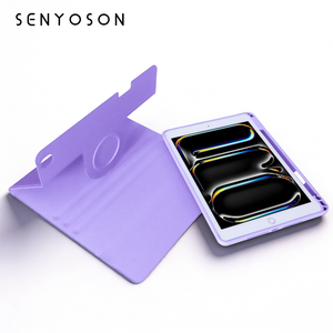 SYX Premium 360 °   Étui Clavier Rotatif pour <span class=keywords><strong>iPad</strong></span> - Protection de Grade <span class=keywords><strong>Militaire</strong></span> avec Clavier Rétroéclairé Rechargeable pour Tous les Modèles d'<span class=keywords><strong>iPad</strong></span> - Product Image 3