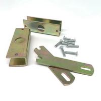 Fabricant OEM Design couleur Zinc galvanisé petit support de pince métallique en forme de U avec vis